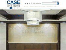 Tablet Screenshot of casesystems.com